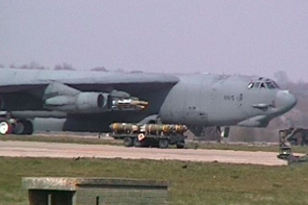 Meanwhile at Fairford They're Loading Clusting Bombs