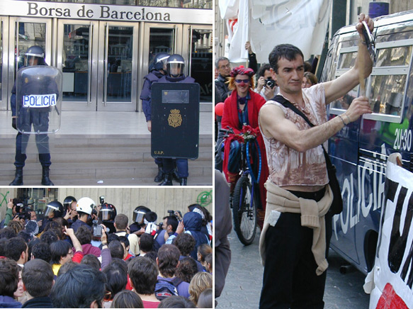 Barcelona against the war: protests and strike!