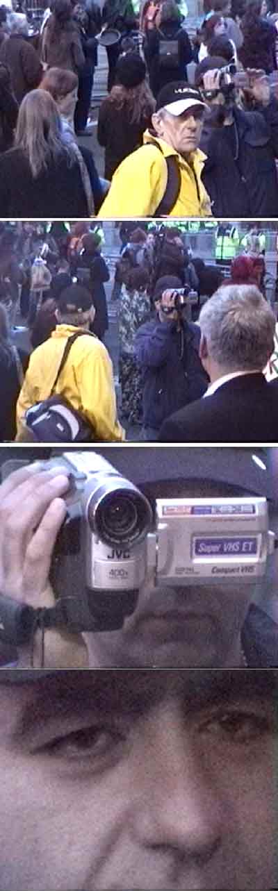 Recient futtage of anti-war events