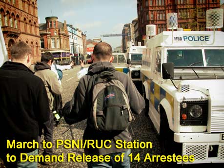 Belfast Anti-War Actions 4.8.03