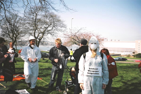 Girl Weapons Inspector Off To Do Her Work.