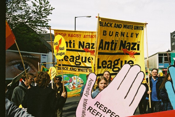 pics. UNISON/TUC Anti Racism demo Manchester 26th April