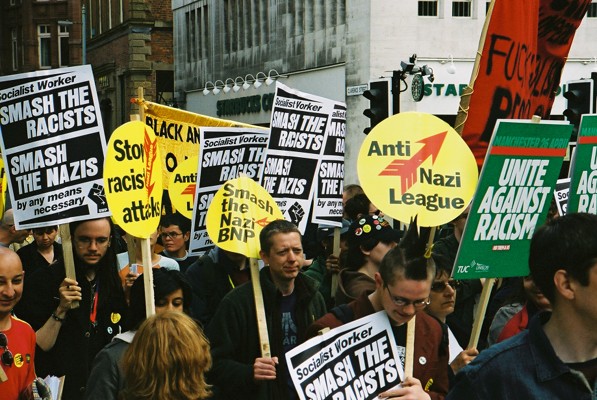 pics. UNISON/TUC Anti Racism demo Manchester 26th April