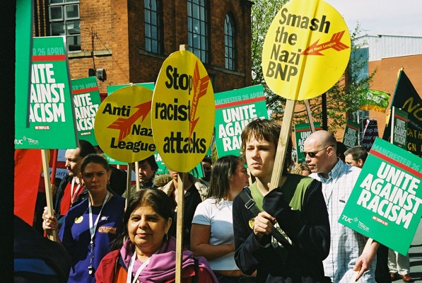 pics. UNISON/TUC Anti Racism demo Manchester 26th April