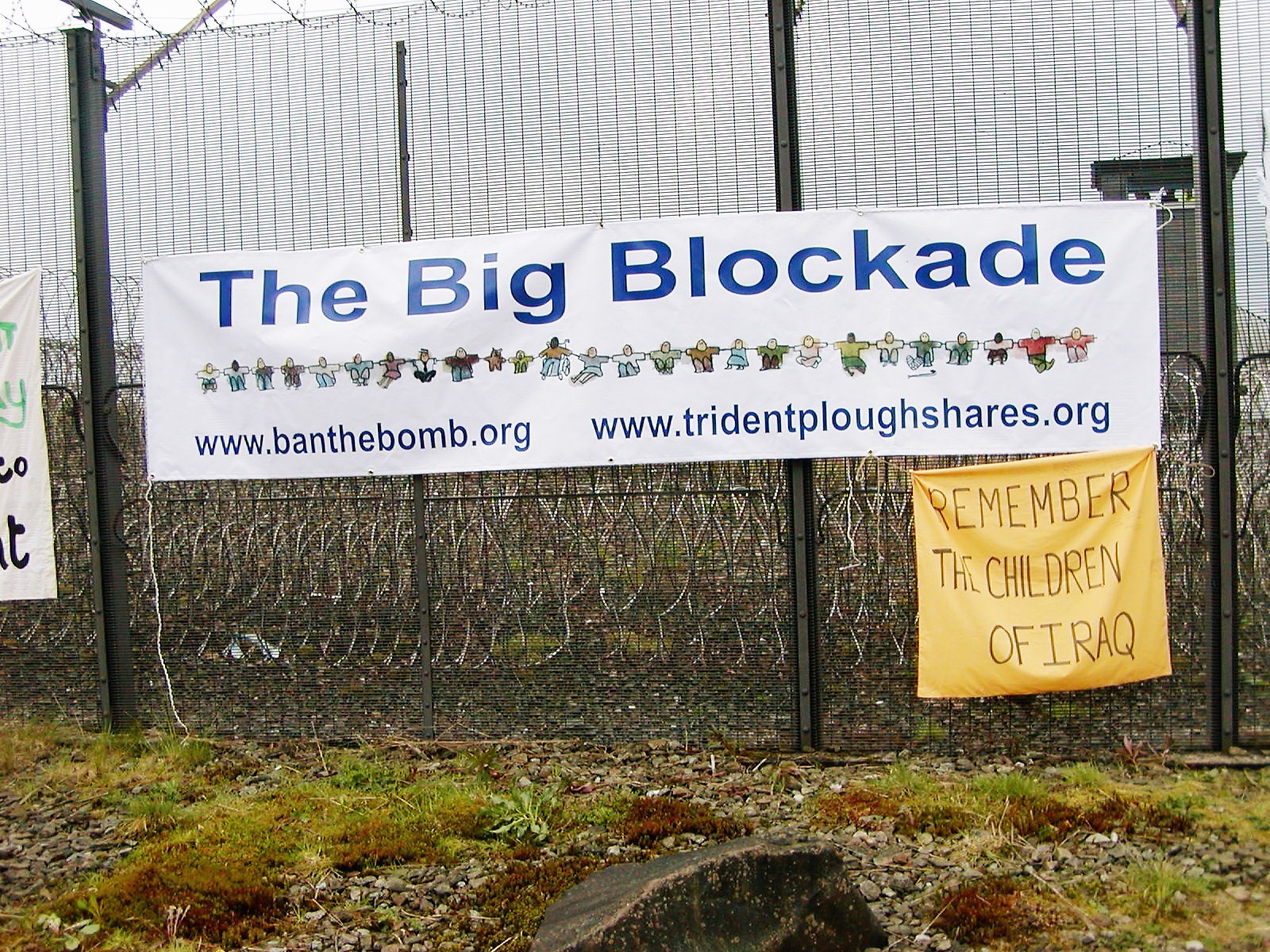 The Really Big Blockade, 22nd April, Faslane, Scotland