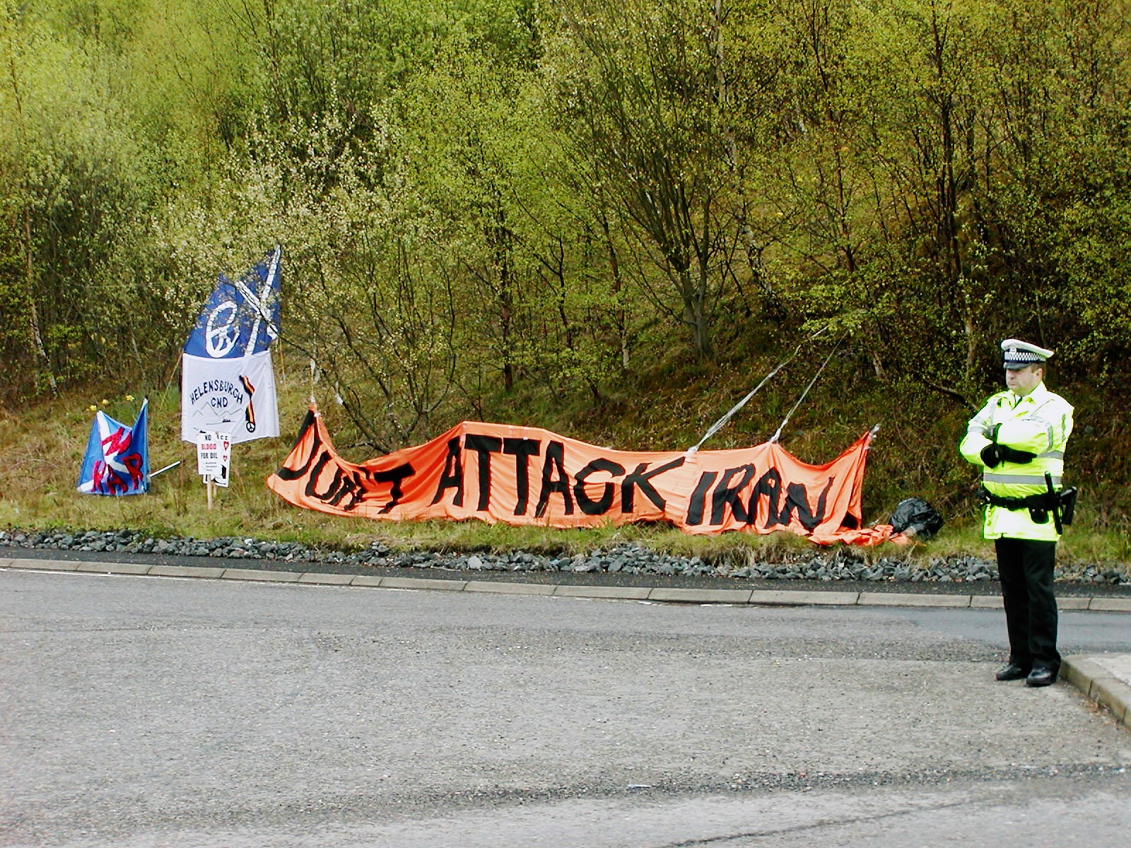 The Really Big Blockade, 22nd April, Faslane, Scotland