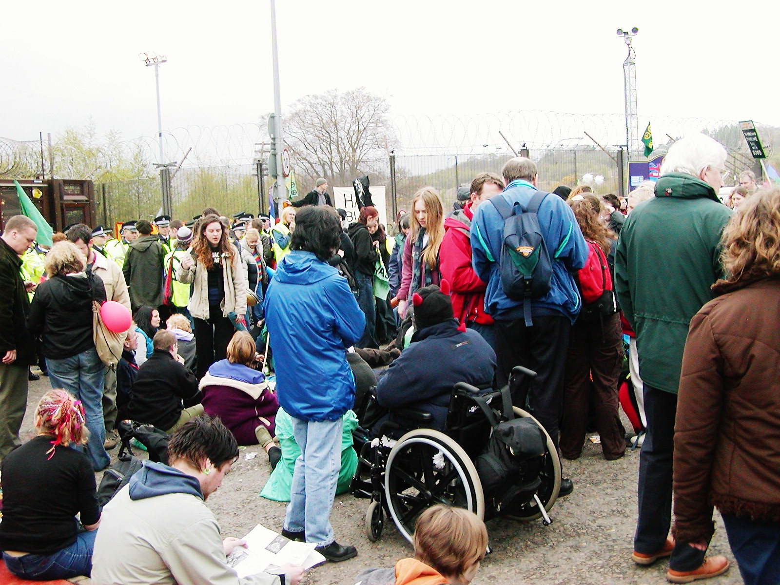 The Really Big Blockade, 22nd April, Faslane, Scotland
