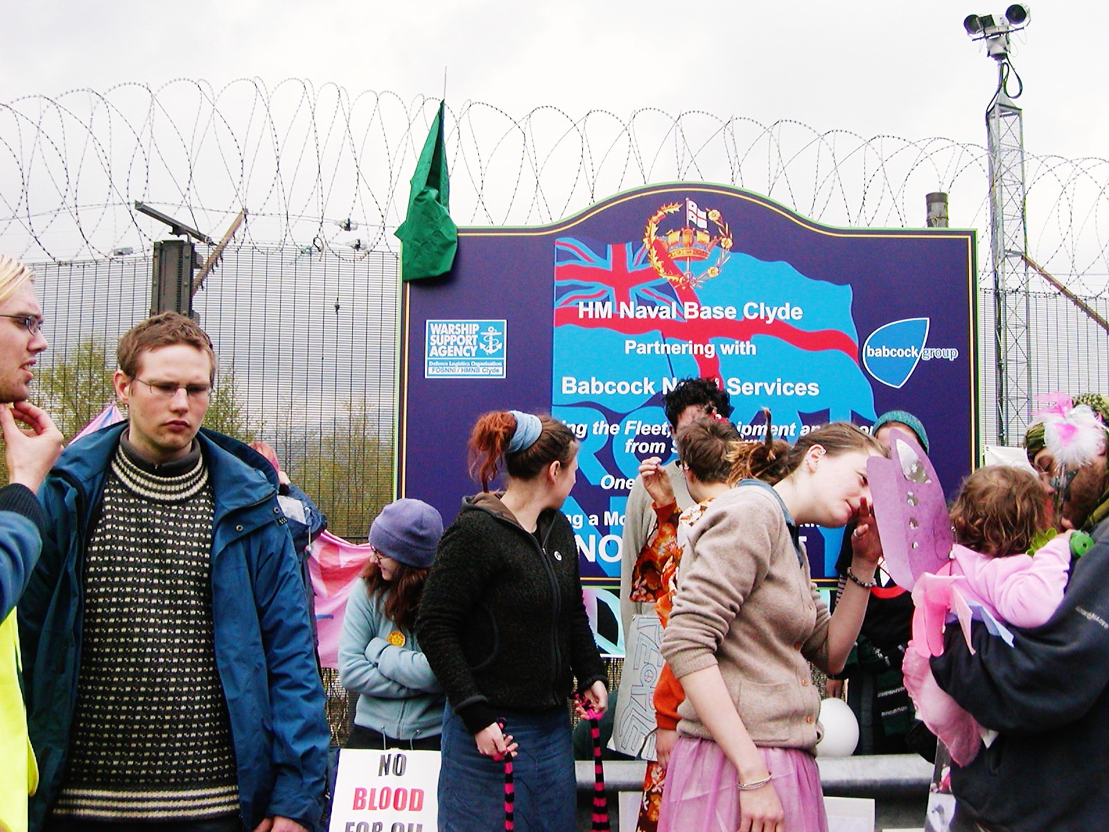 The Really Big Blockade, 22nd April, Faslane, Scotland