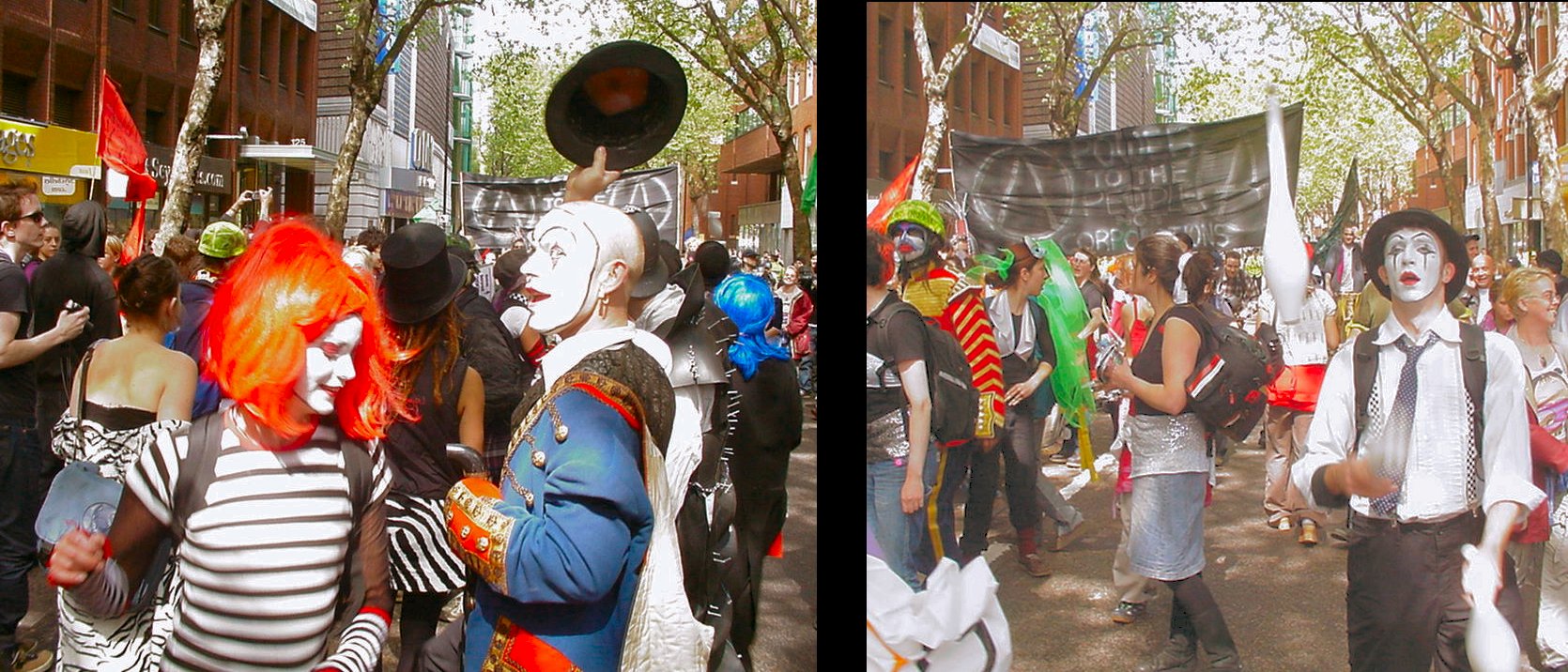 May Day 2003 in London UK - Photos