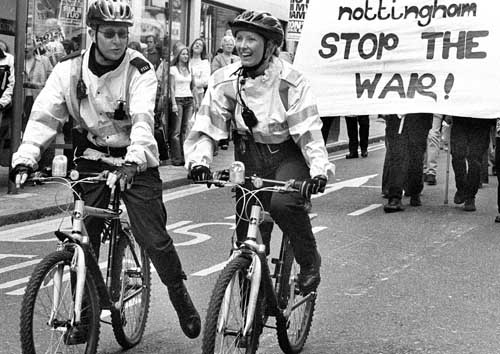 Nottingham had it's Mayday - Stop the War demo on Saturday.