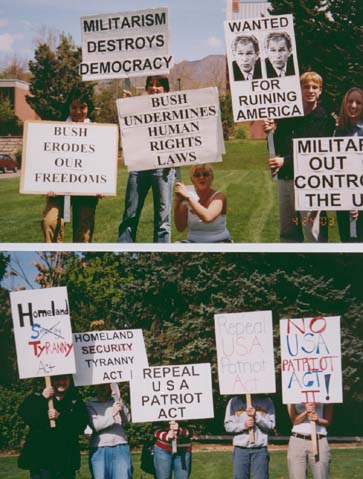 Salt Lake City rallies condemn Bush's war crimes in Iraq