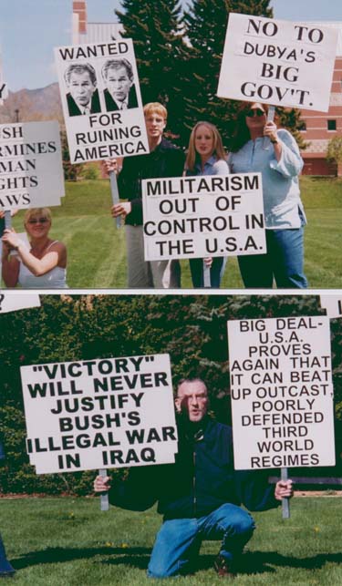 Salt Lake City rallies condemn Bush's war crimes in Iraq