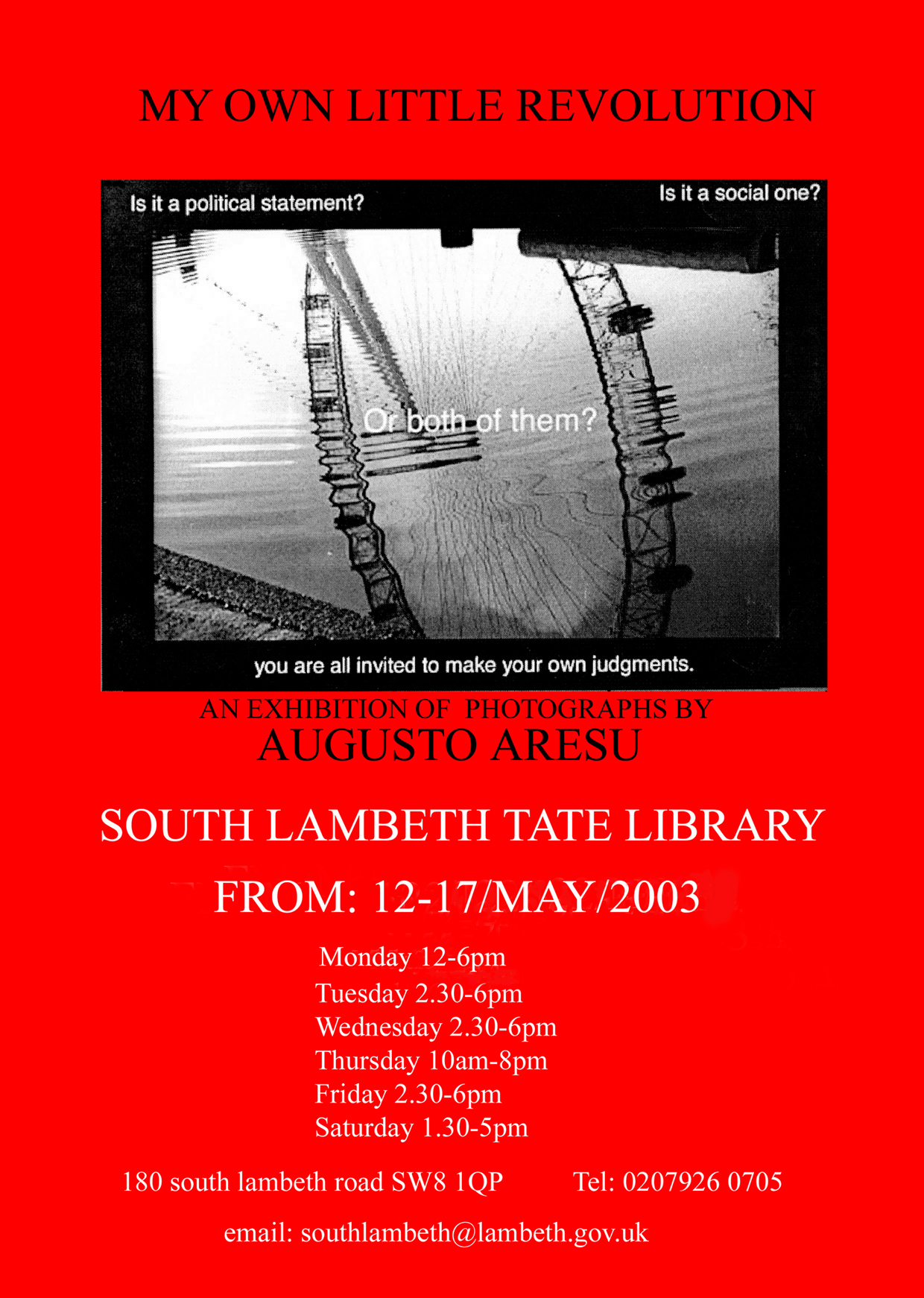 my own little revolution