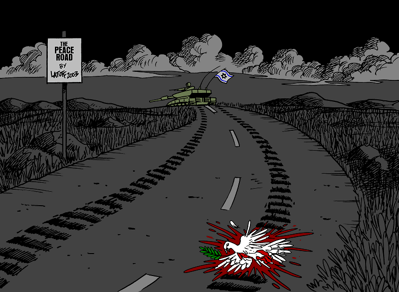 Peace Road (by Latuff)