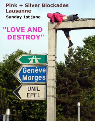 Pics from G8 Evian (Pinks gassed at Lausanne 1st June)