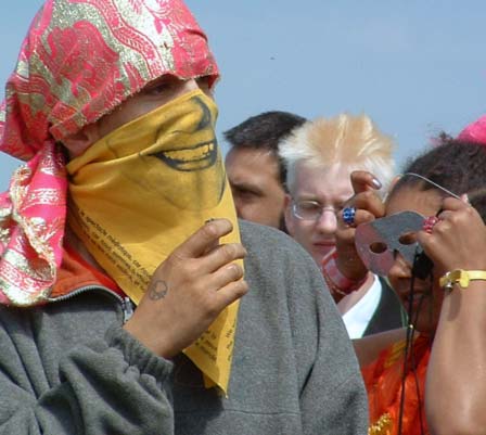 More fancy dress and masks at Menwith