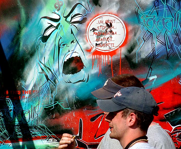 Graffitti art from the Sharrow Festival