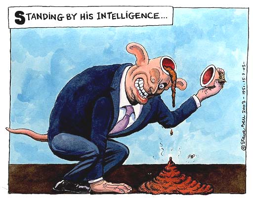 Steve Bell on Tony Blair