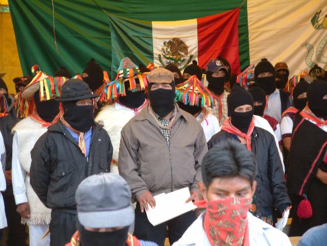 the commandantes of the EZLN
