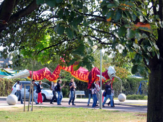 First sight of the Monster