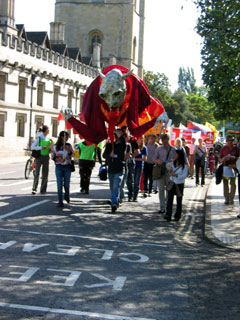 Passing Magdalen tower