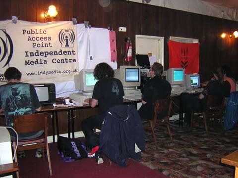 indymedia access point for dsei protests