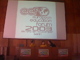 Short before the opening plenary