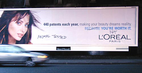 L'Oreal - tested on animals