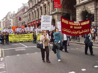 Women’s Contingent at the Anti-Occupation march