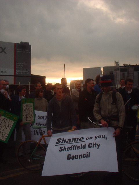 a green party with sheffield samba