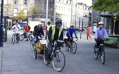 Jonny rolling off- the coffin is hand-made by him!