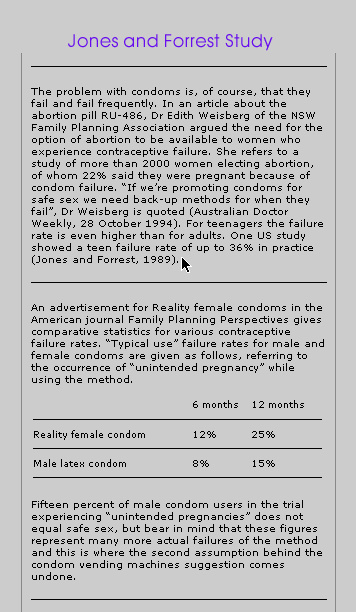 Jones and Forrest Study