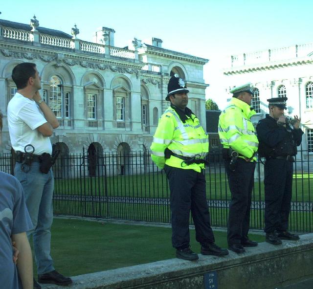 Watched by the ever-present FIT...