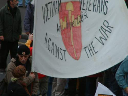 ESF Demo Photo - veterans against war