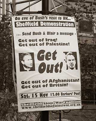 Posters were put up in Barkers Pool