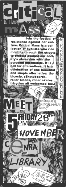 Critical Mass flyer