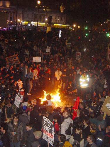 Just like any camp fire from the road protest days.