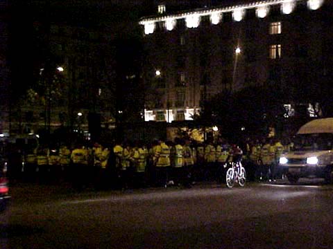 held at marble arch for over one hour and photographed