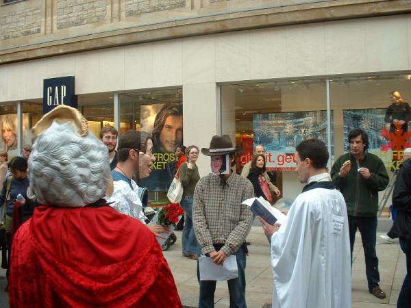 Bush and Blair wedding