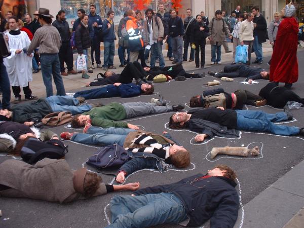 Die-in