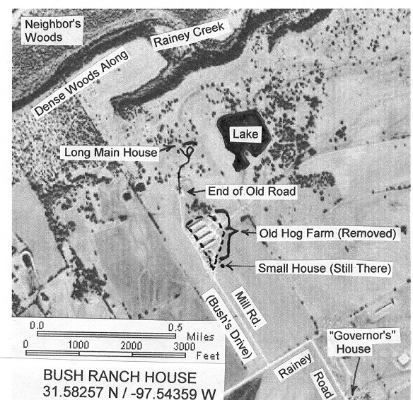 The Crawford, Texas, ranch where Bush entertains Blair.