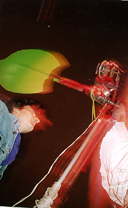 Rinky-Dink Dan- the inventor/owner of the Bicycle-Powered Sound System