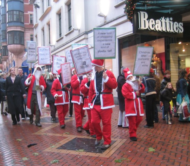 Parade outside Beaties dept store