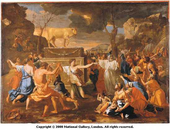 The golden calf has been replaced with a new false idol - "israel"