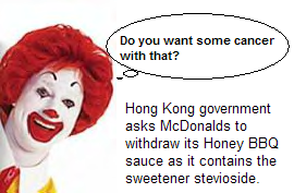 sticker: would u like cancer with that? :-)