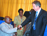 You make us sick Tony blair- How would U feel us shaking hands with Osama