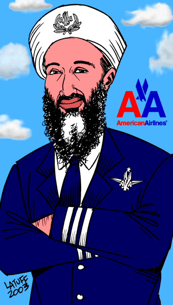 Osama is in the air...