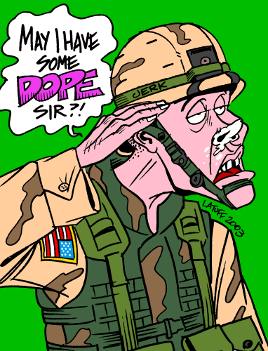 Dope-powered soldiers