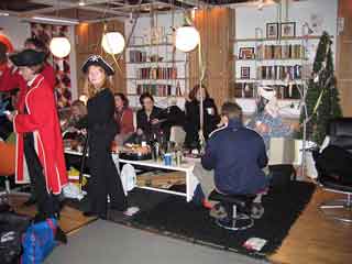 Some came in fancy dress to the Dutch party