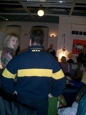 Is this guy in fancy dress?